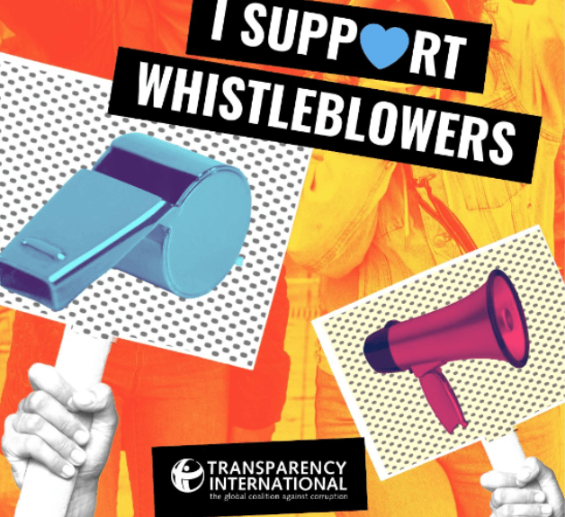 Whistleblower support communications