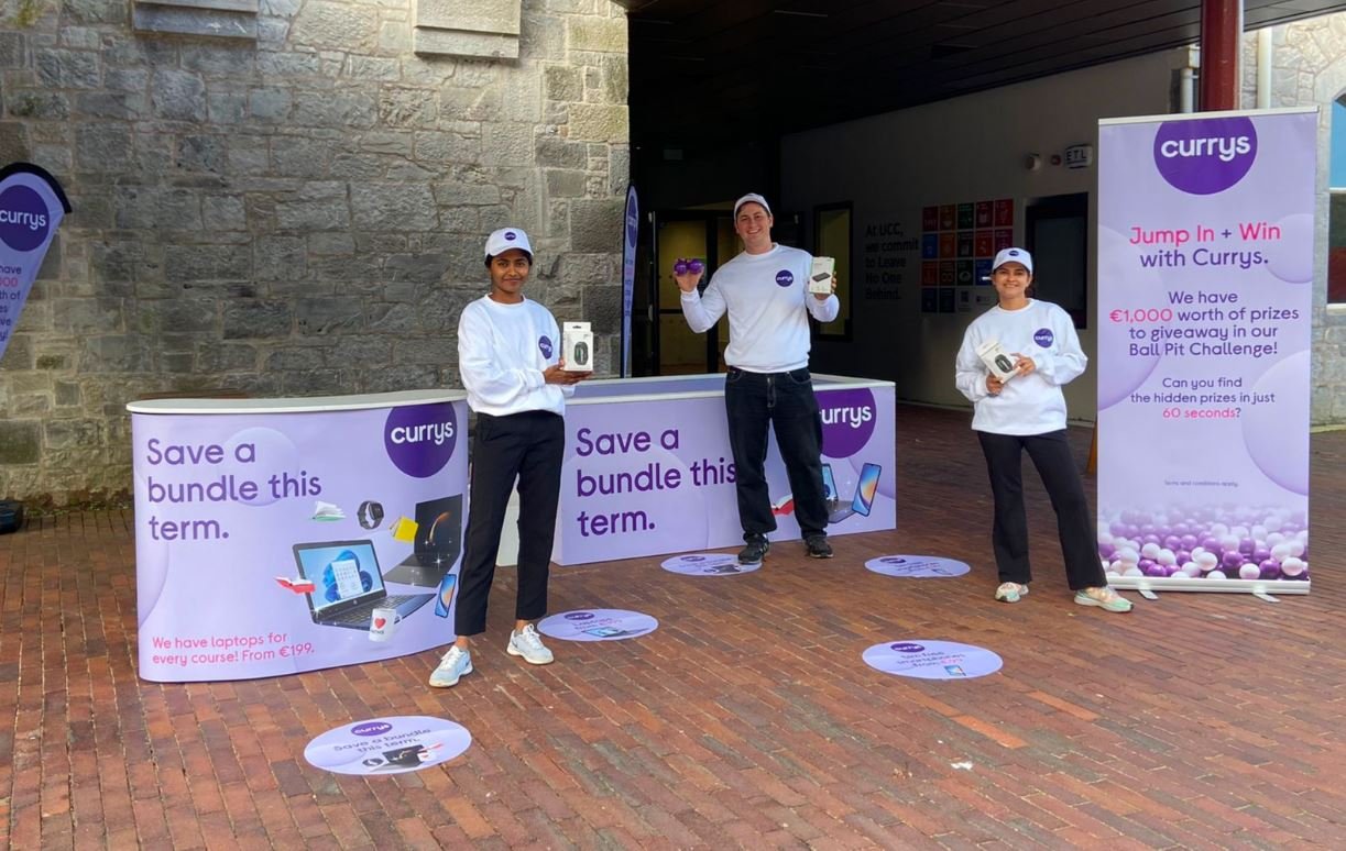 Currys campus activation team