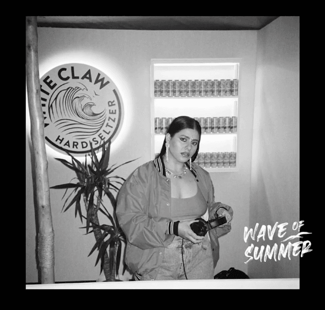 White Claw pop-up interior